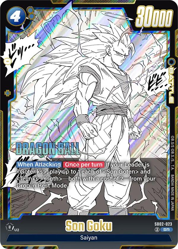 Son Goku (SB02-023) [Manga Booster 02] | Cards and Coasters CA