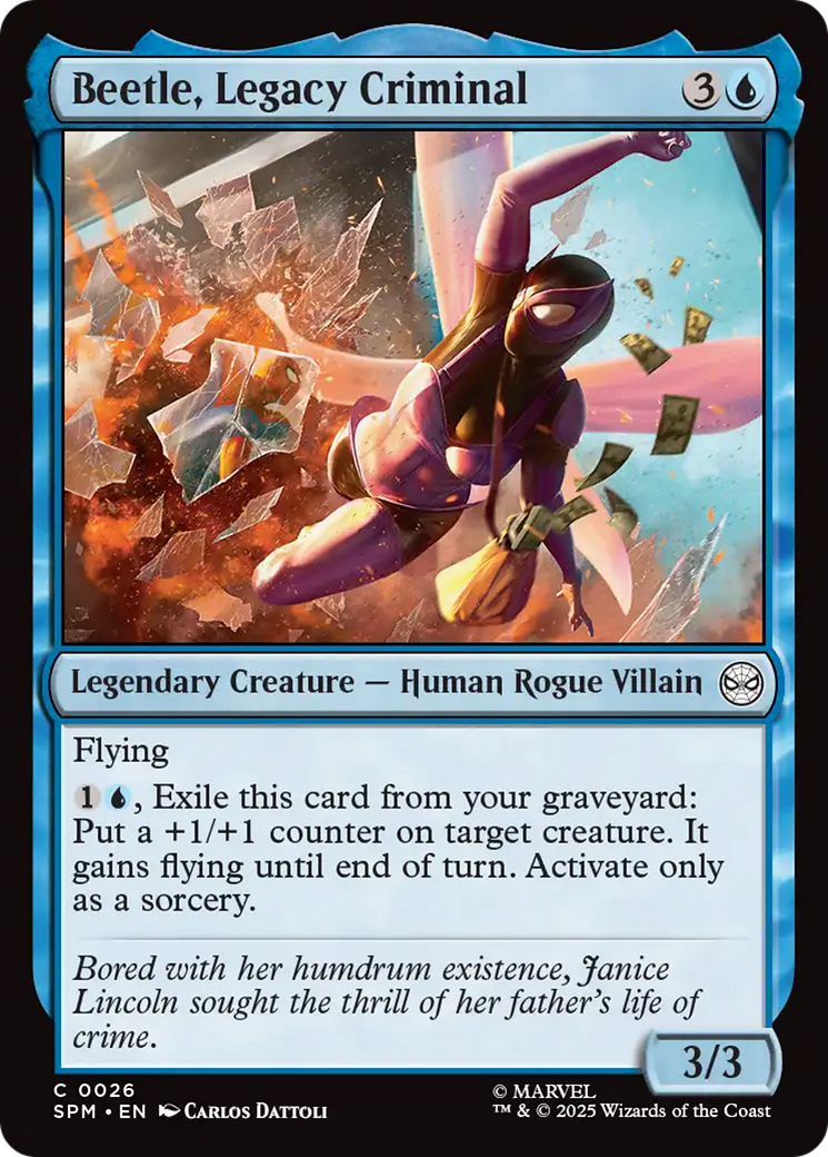 Beetle, Legacy Criminal [Marvel's Spider-Man] | Cards and Coasters CA