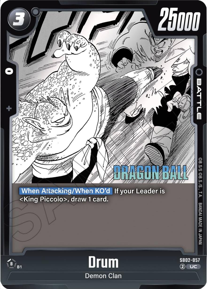 Drum [Manga Booster 02] | Cards and Coasters CA