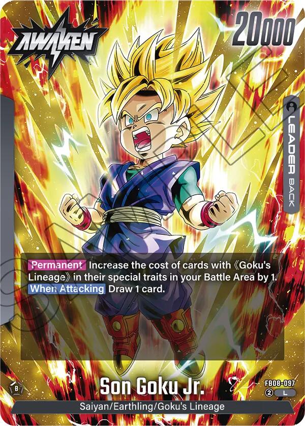 Son Goku Jr. (FB08-097) [Saiyan's Pride] | Cards and Coasters CA