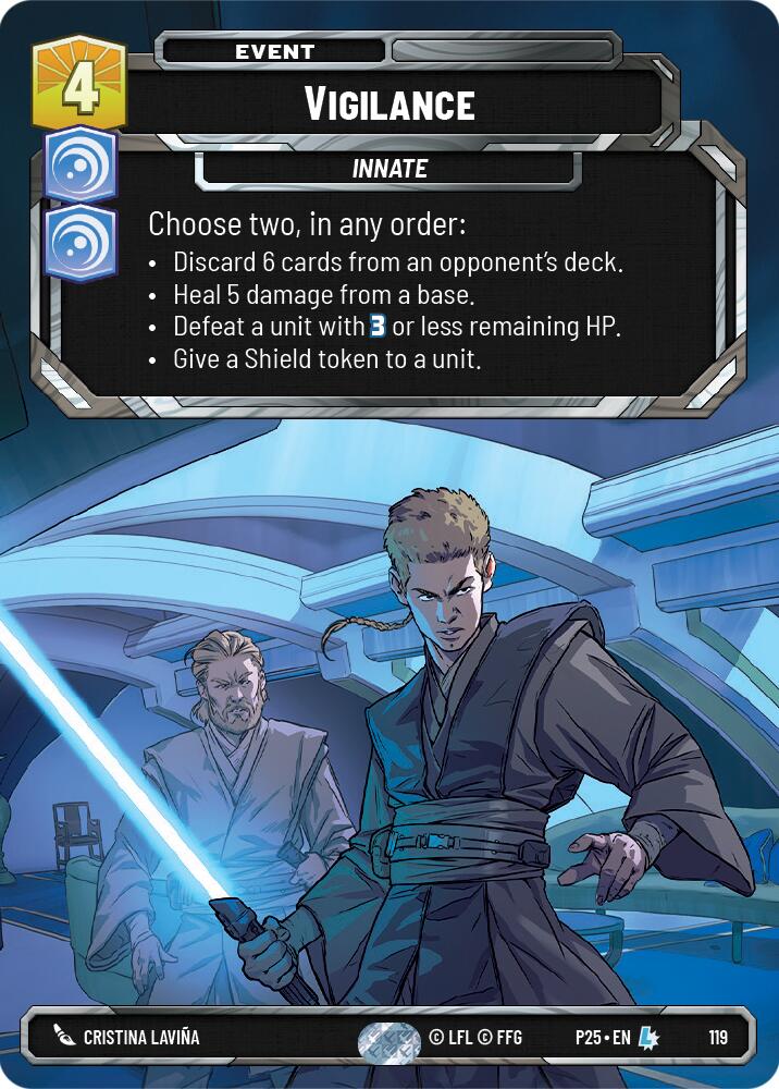 Vigilance (119) (119) [Sector and Regional Promos: Season 1] | Cards and Coasters CA