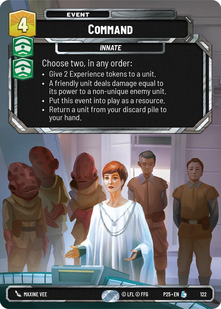 Command (122) (122) [Sector and Regional Promos: Season 1] | Cards and Coasters CA