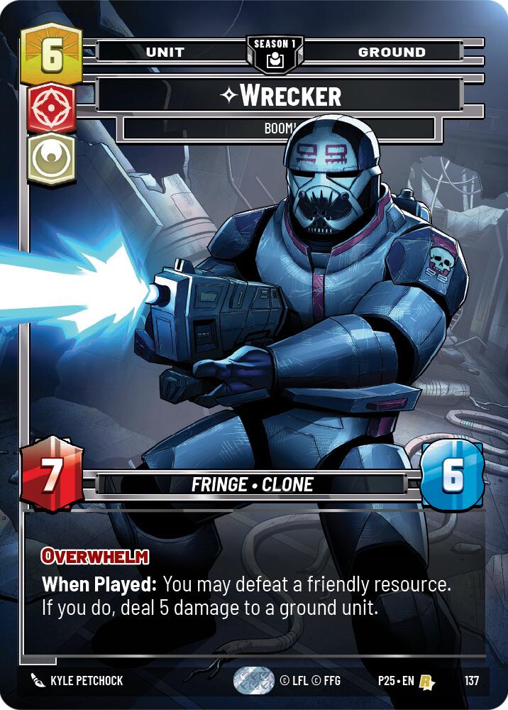 Wrecker - Boom! (137) (137) [Sector and Regional Promos: Season 1] | Cards and Coasters CA