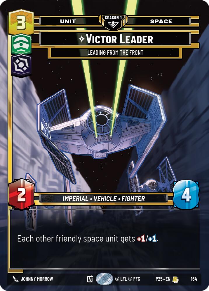 Victor Leader - Leading from the Front (164) (164) [Sector and Regional Promos: Season 1] | Cards and Coasters CA