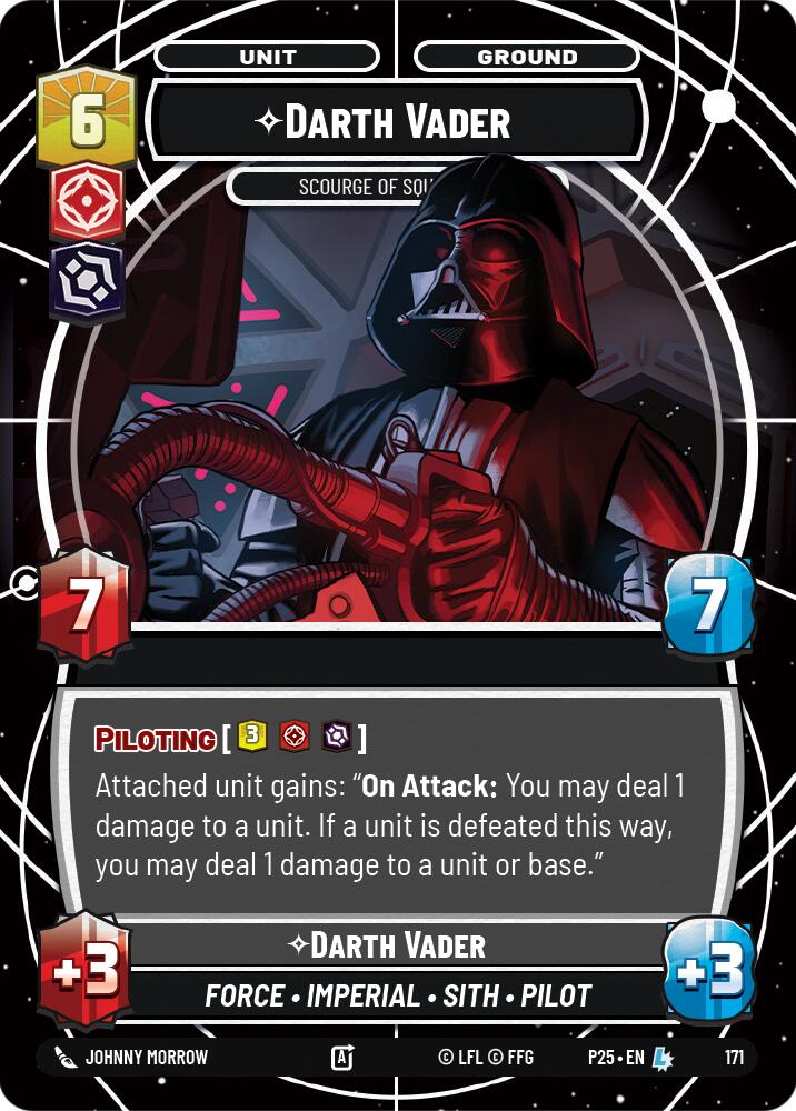 Darth Vader - Scourge of Squadrons (171) (171) [Sector and Regional Promos: Season 1] | Cards and Coasters CA