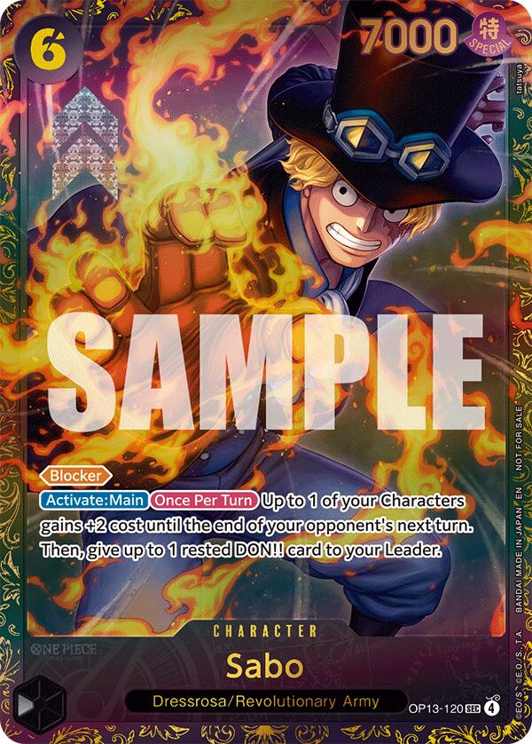 Sabo (Store Treasure Cup 2025) [One Piece Promotion Cards] | Cards and Coasters CA