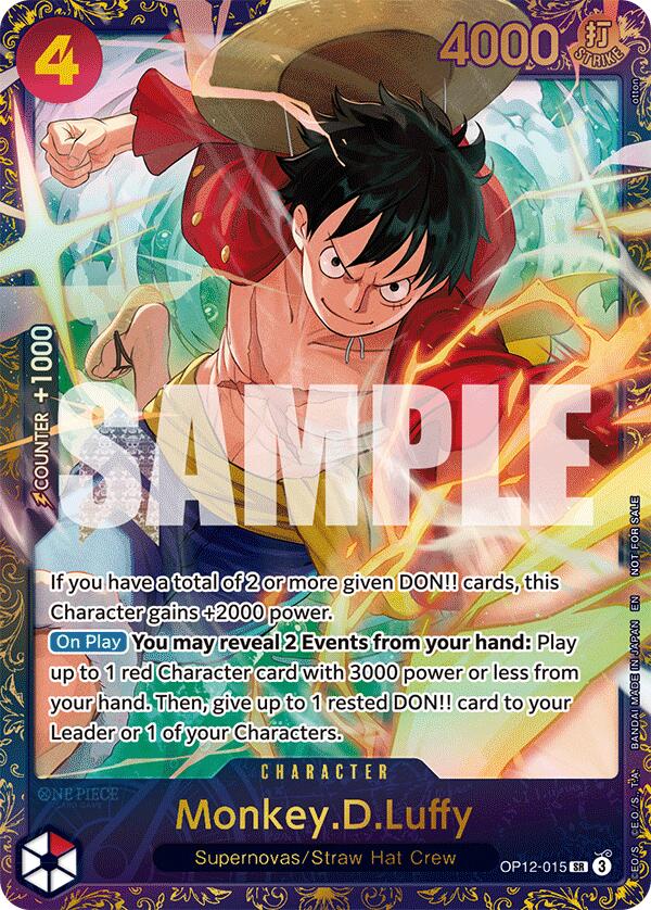 Monkey.D.Luffy (Treasure Cup 2025) [One Piece Promotion Cards] | Cards and Coasters CA