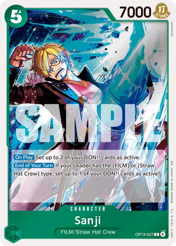 Sanji [Carrying On His Will] | Cards and Coasters CA