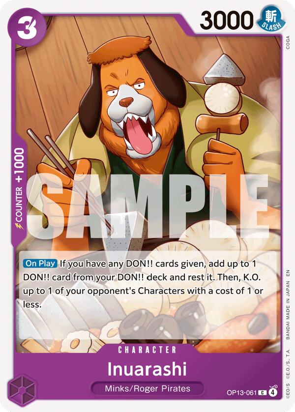 Inuarashi [Carrying On His Will] | Cards and Coasters CA