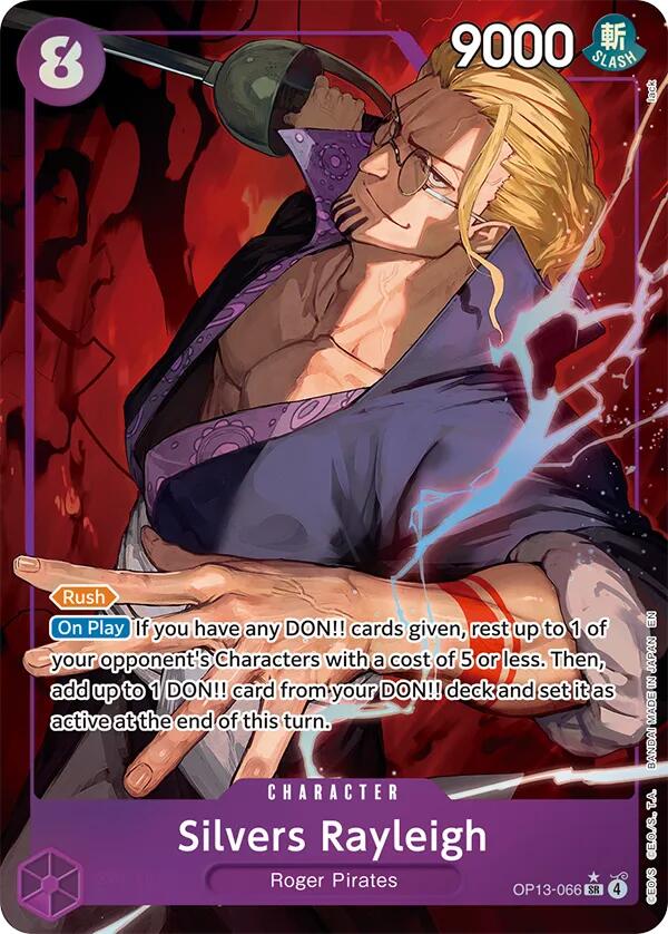 Silvers Rayleigh (Alternate Art) [Carrying On His Will] | Cards and Coasters CA