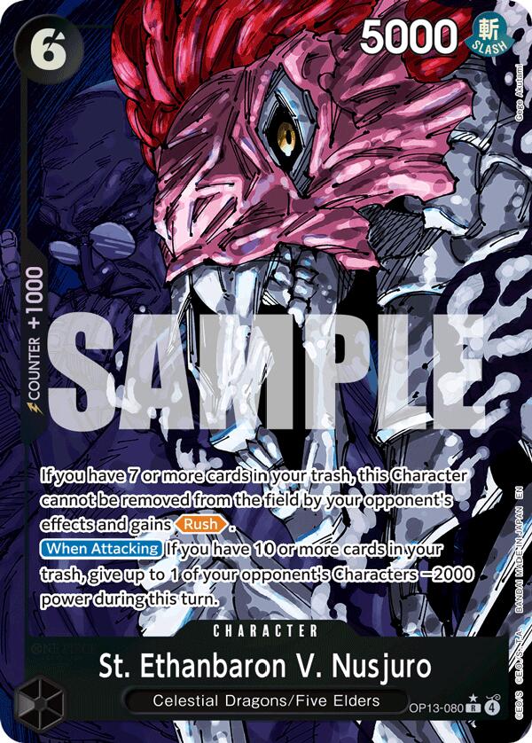 St. Ethanbaron V. Nusjuro (Alternate Art) [Carrying On His Will] | Cards and Coasters CA