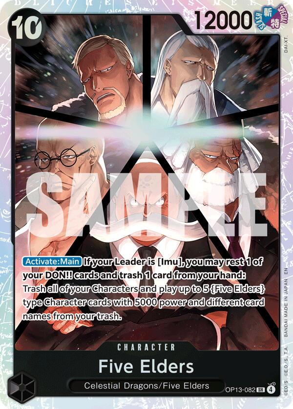 Five Elders [Carrying On His Will] | Cards and Coasters CA