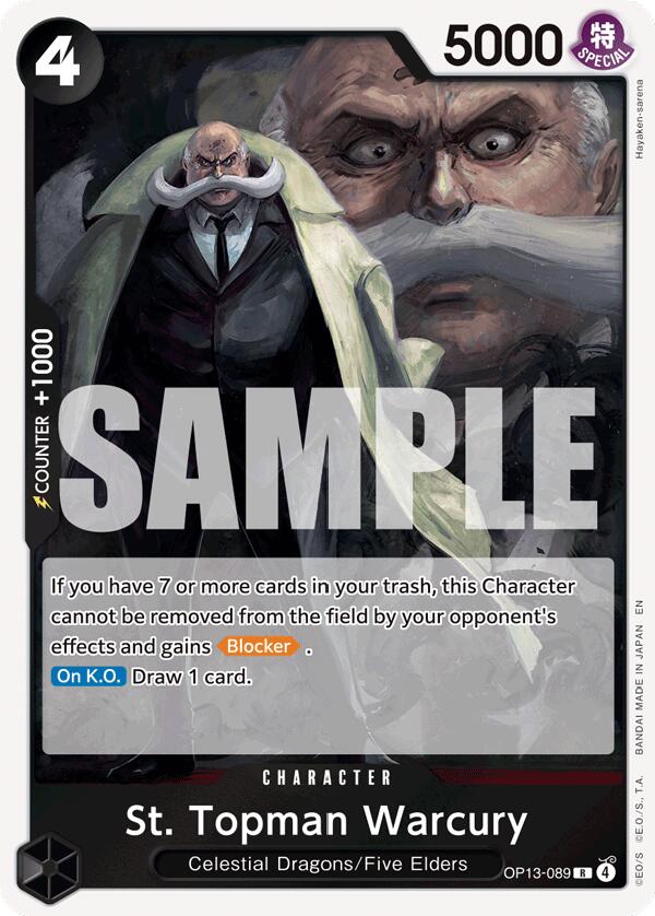 St. Topman Warcury [Carrying On His Will] | Cards and Coasters CA