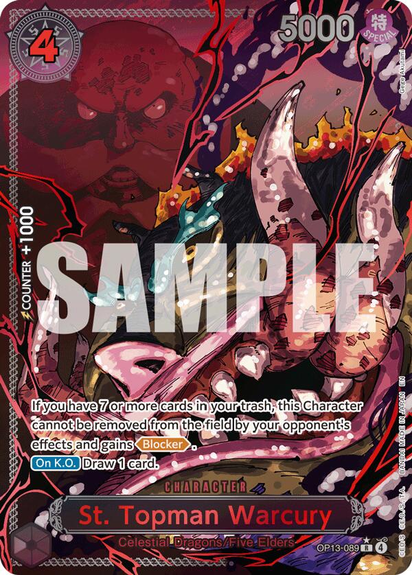 St. Topman Warcury (Parallel) [Carrying On His Will] | Cards and Coasters CA