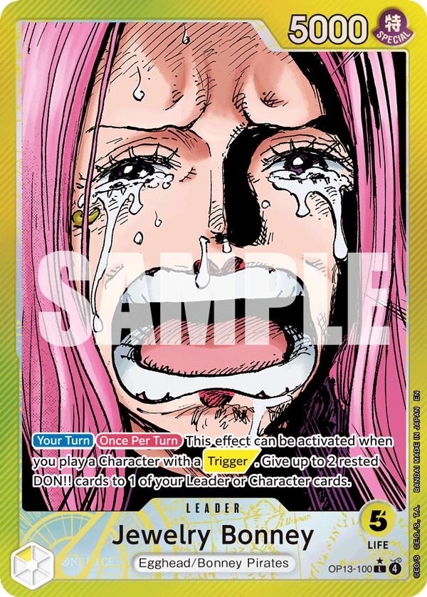 Jewelry Bonney (Alternate Art) [Carrying On His Will] | Cards and Coasters CA