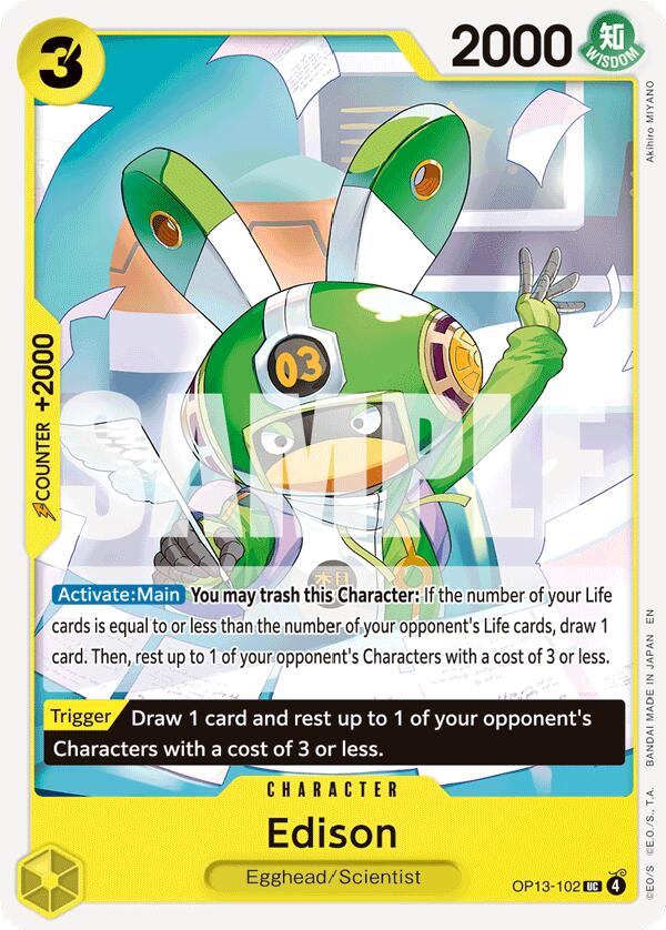 Edison [Carrying On His Will] | Cards and Coasters CA