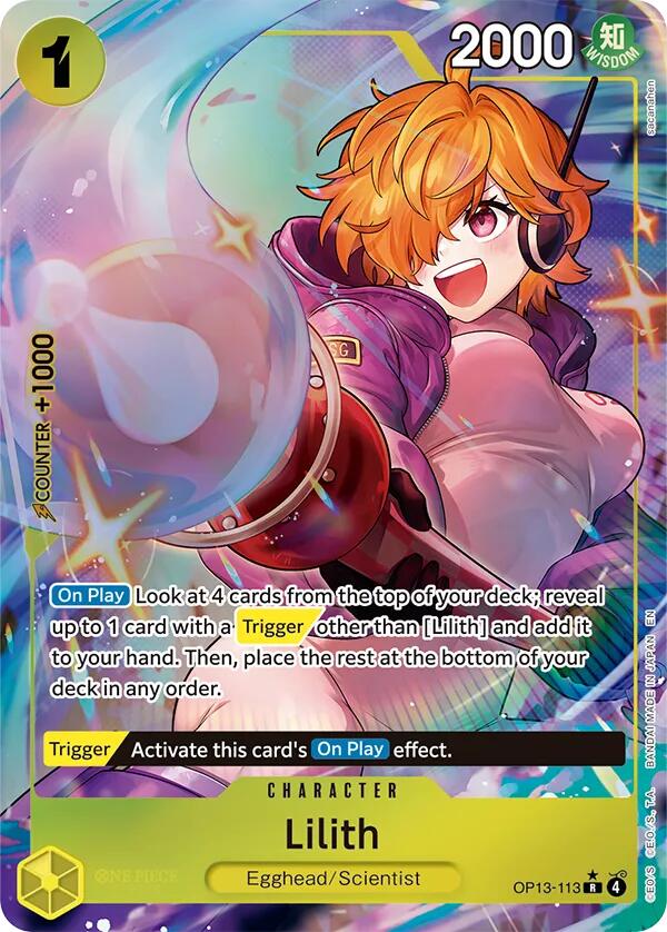 Lilith (Alternate Art) [Carrying On His Will] | Cards and Coasters CA