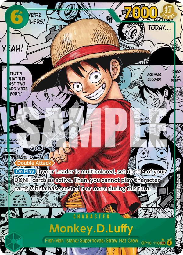 Monkey.D.Luffy (Super Alternate Art) [Carrying On His Will] | Cards and Coasters CA