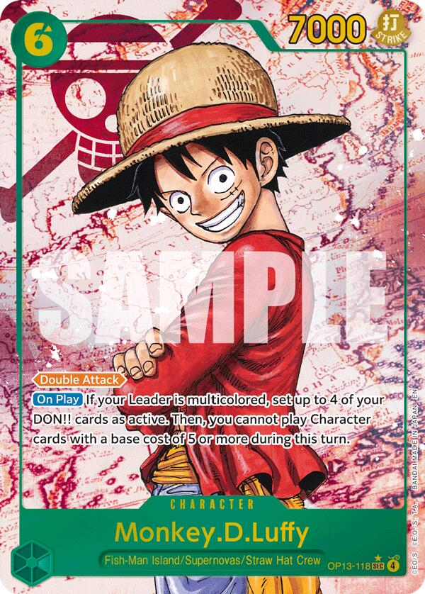 Monkey.D.Luffy (Parallel) [Carrying On His Will] | Cards and Coasters CA