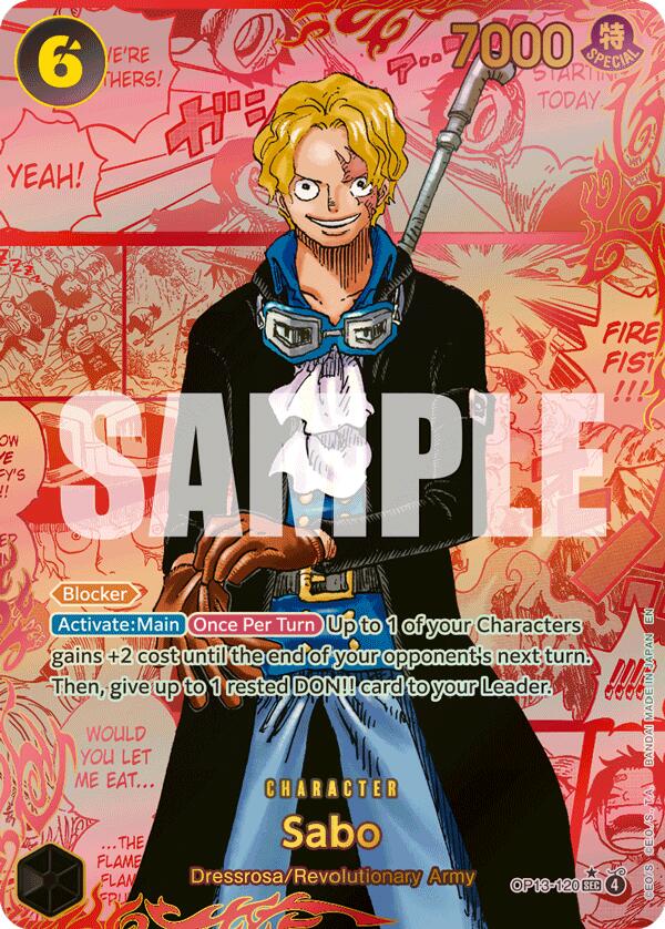 Sabo (3rd Anniversary) [Carrying On His Will] | Cards and Coasters CA