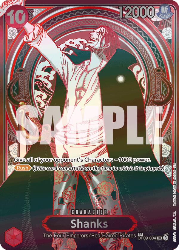 Shanks (OP09-004) (SP) (Silver) [Carrying On His Will] | Cards and Coasters CA