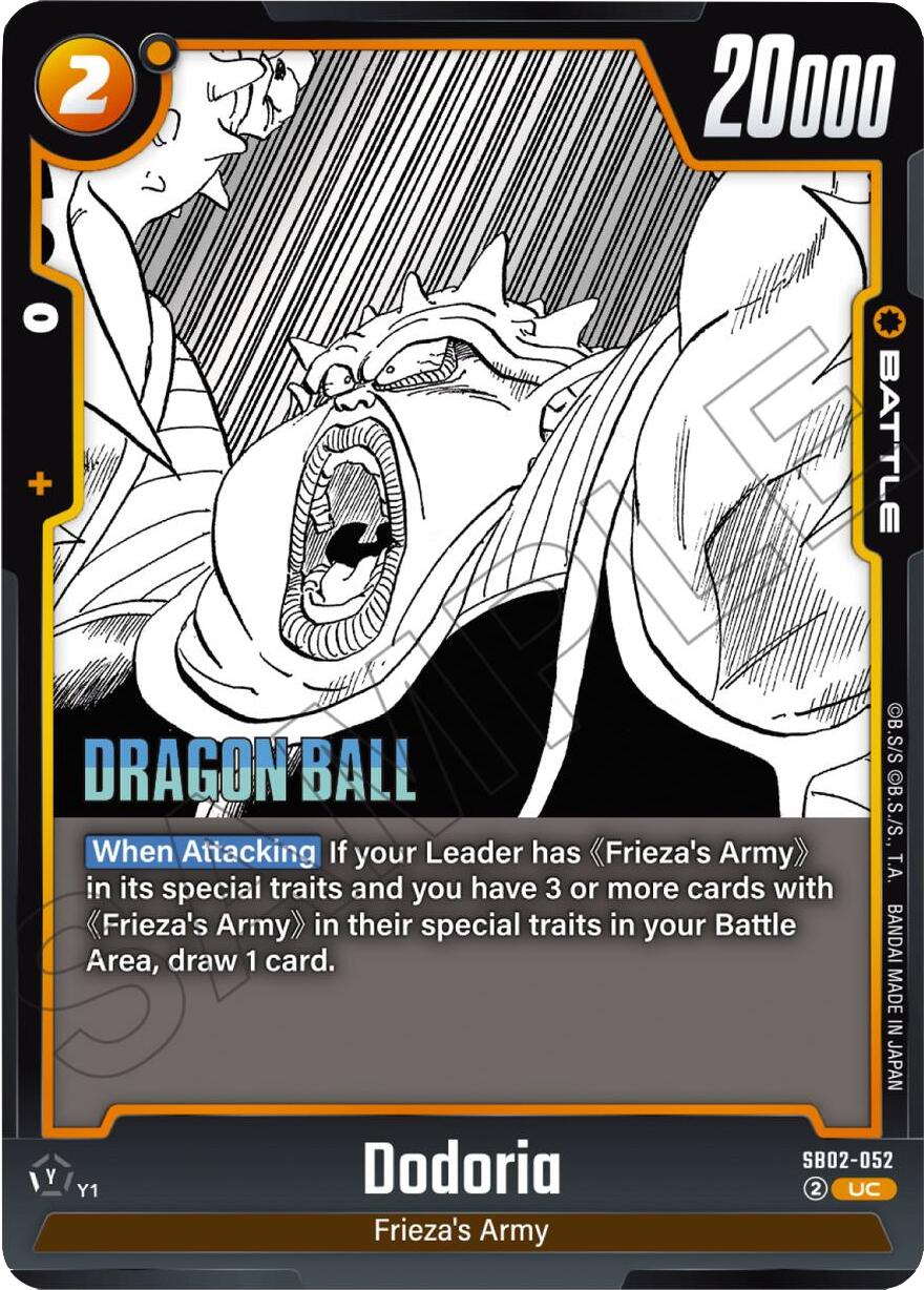 Dodoria [Manga Booster 02] | Cards and Coasters CA