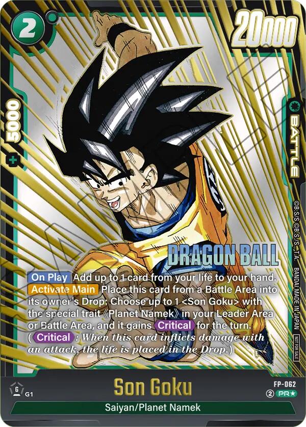 Son Goku (FP-062) (Release Event Winner) [Fusion World Promotion Cards] | Cards and Coasters CA