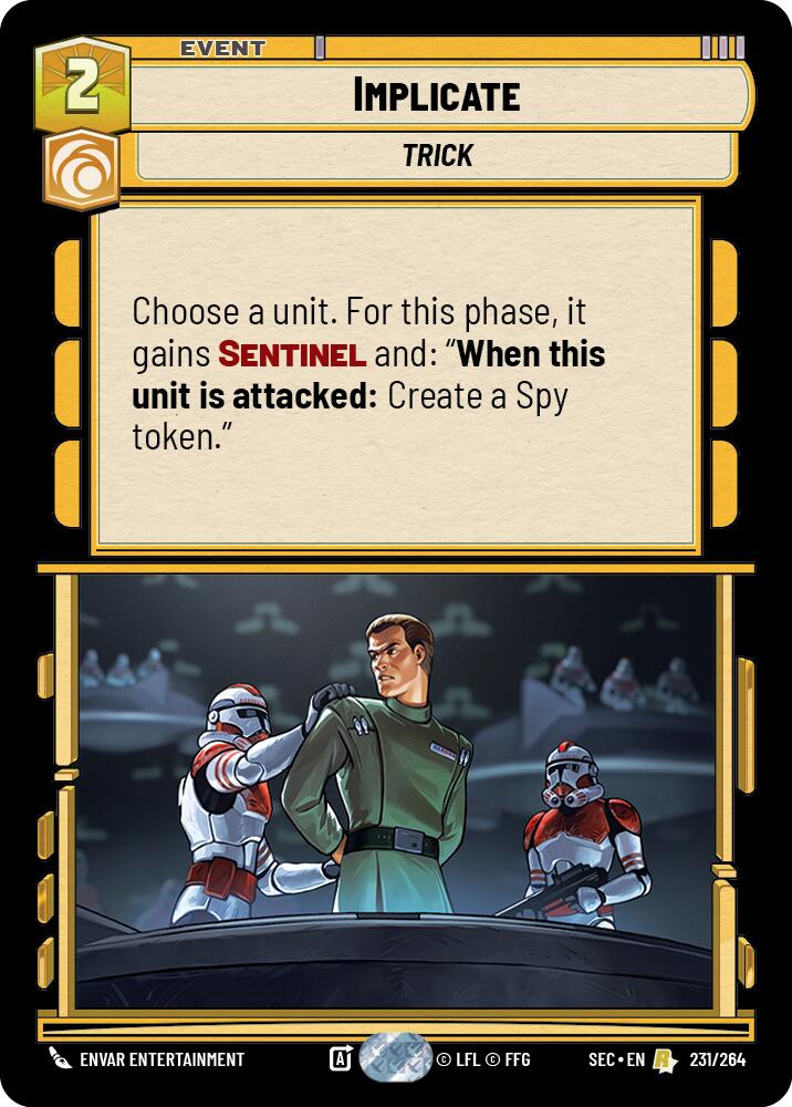 Implicate (231/264) (231/264) [Secrets of Power] | Cards and Coasters CA