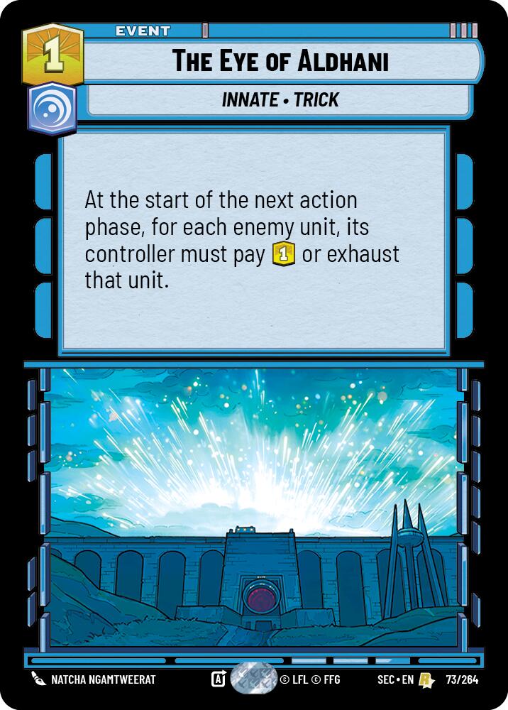 The Eye of Aldhani (73/264) (73/264) [Secrets of Power] | Cards and Coasters CA