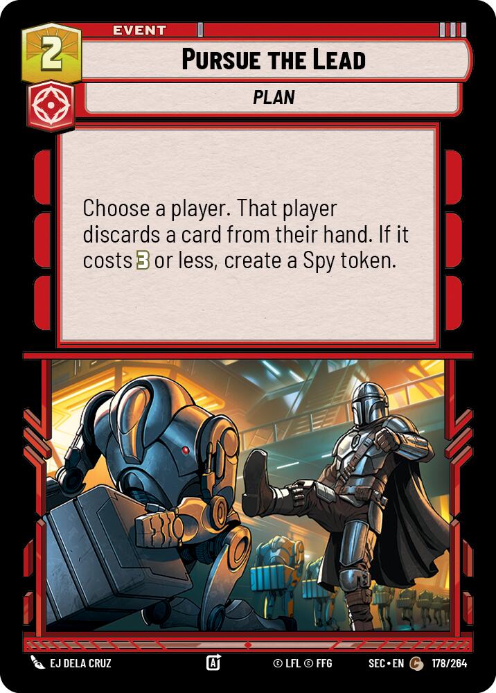 Pursue the Lead (178/264) (178/264) [Secrets of Power] | Cards and Coasters CA
