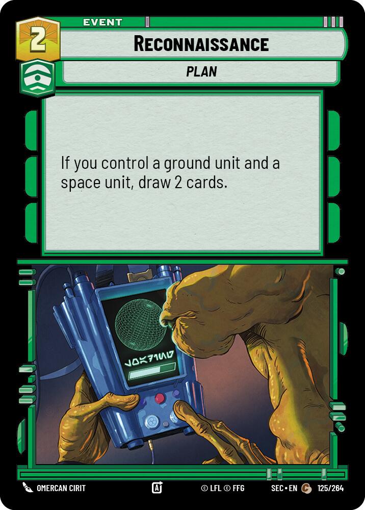 Reconnaissance (125/264) (125/264) [Secrets of Power] | Cards and Coasters CA