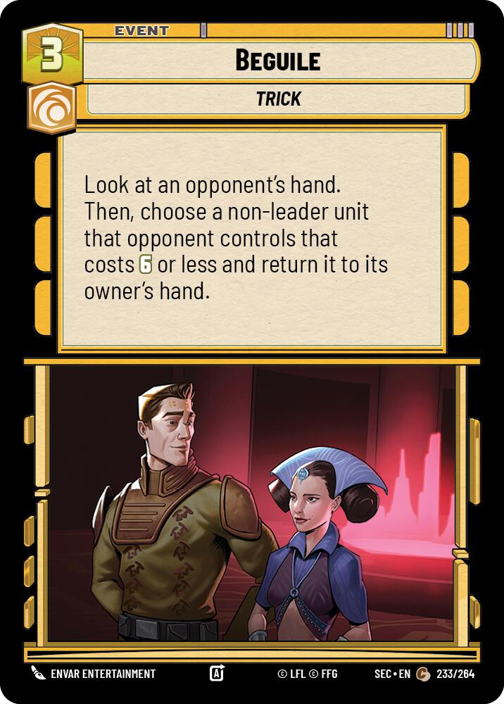 Beguile (233/264) (233/264) [Secrets of Power] | Cards and Coasters CA