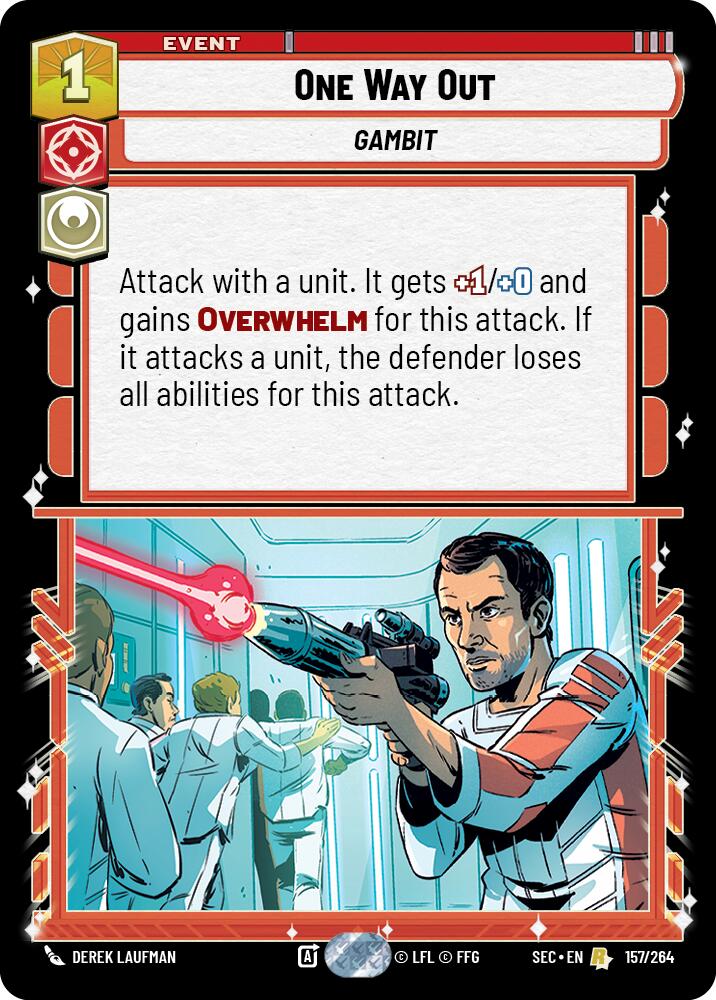 One Way Out (157/264) (157/264) [Secrets of Power] | Cards and Coasters CA