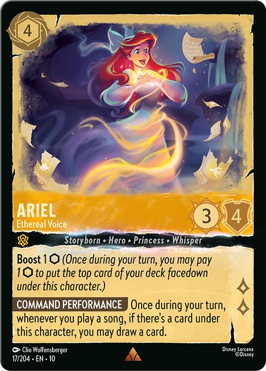 Ariel - Ethereal Voice (17/204) [Whispers in the Well] | Cards and Coasters CA