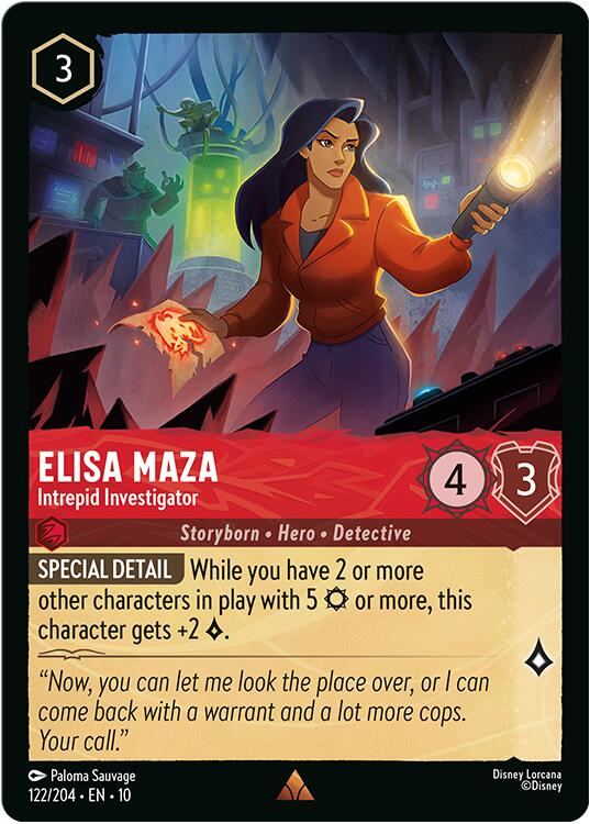 Elisa Maza - Intrepid Investigator (122/204) [Whispers in the Well] | Cards and Coasters CA