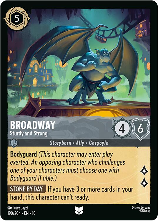 Broadway - Sturdy and Strong (190/204) [Whispers in the Well] | Cards and Coasters CA