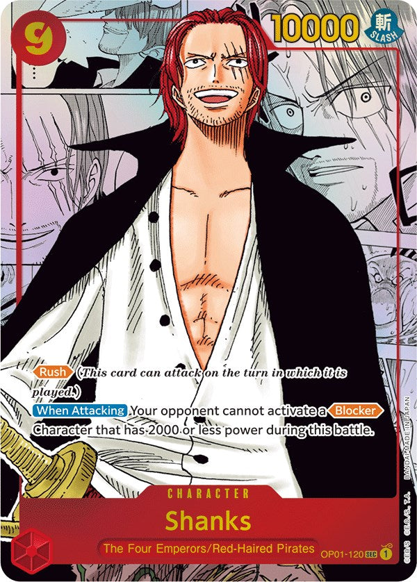 Shanks (Parallel) (Alternate Art) [Romance Dawn] | Cards and Coasters CA