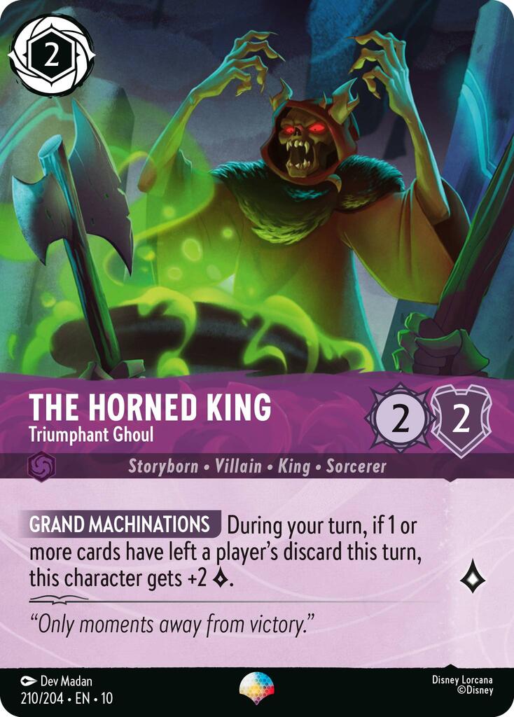 The Horned King - Triumphant Ghoul (Epic) (210/204) [Whispers in the Well] | Cards and Coasters CA