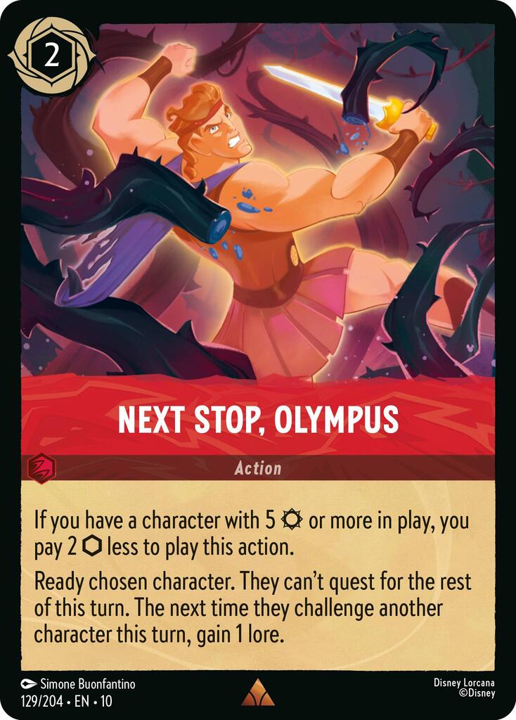 Next Stop, Olympus (129/204) [Whispers in the Well] | Cards and Coasters CA