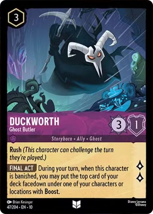 Duckworth - Ghost Butler (47/204) [Whispers in the Well] | Cards and Coasters CA