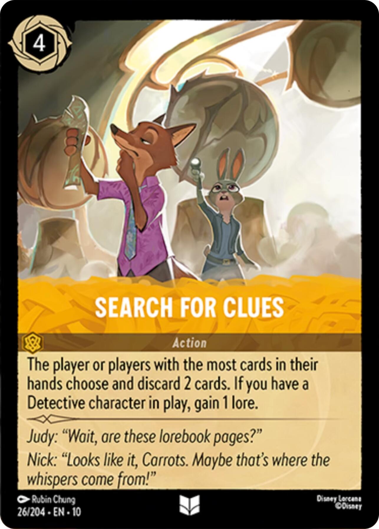 Search For Clues (26/204) [Whispers in the Well] | Cards and Coasters CA
