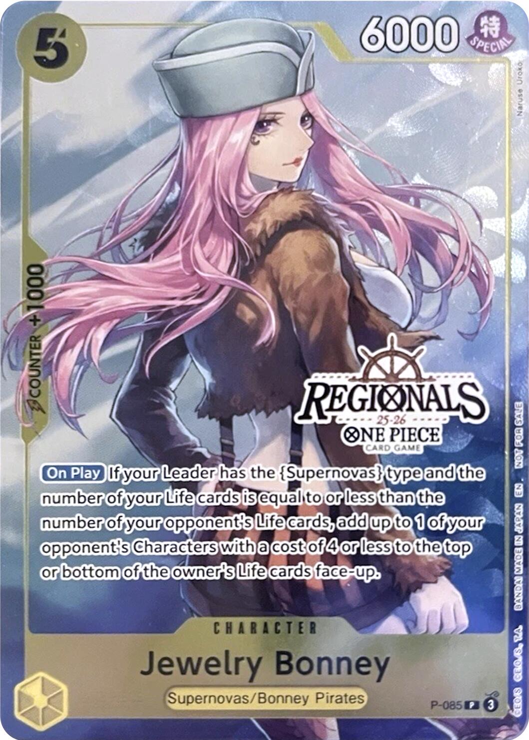 Jewelry Bonney (CS 25-26 Regionals Textured Chase Promo) [One Piece Promotion Cards] | Cards and Coasters CA