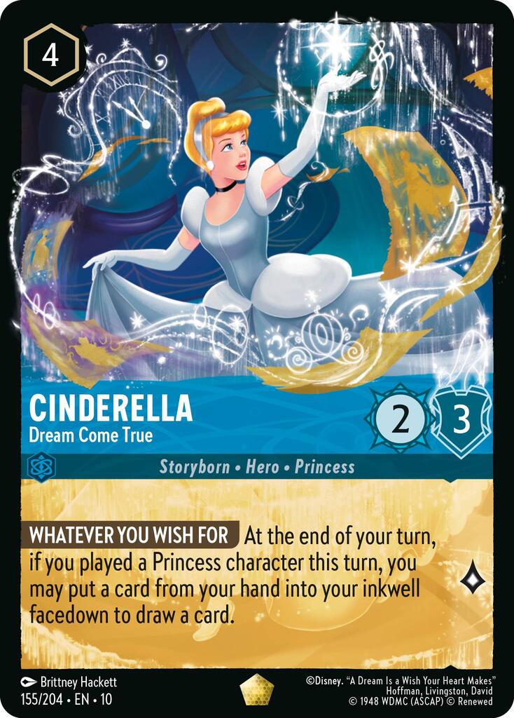 Cinderella - Dream Come True (155/204) [Whispers in the Well] | Cards and Coasters CA
