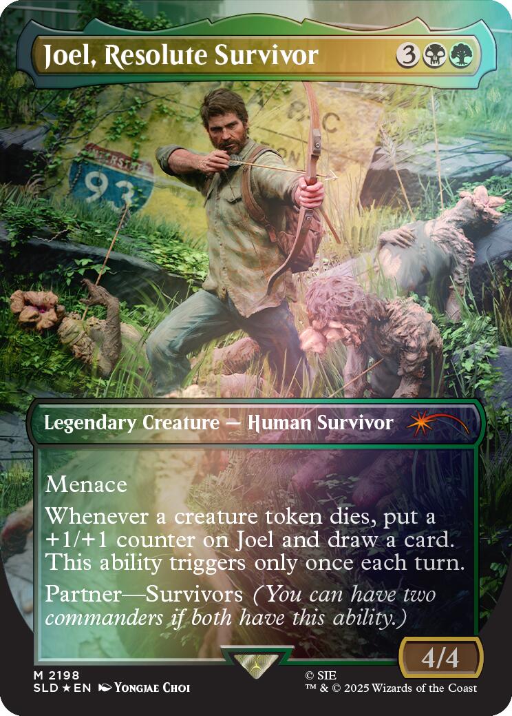 Joel, Resolute Survivor (Rainbow Foil) [Secret Lair Drop Series] | Cards and Coasters CA