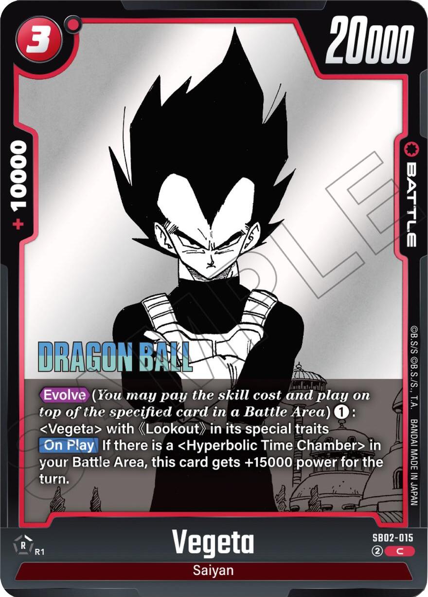 Vegeta (SB02-015) [Manga Booster 02] | Cards and Coasters CA