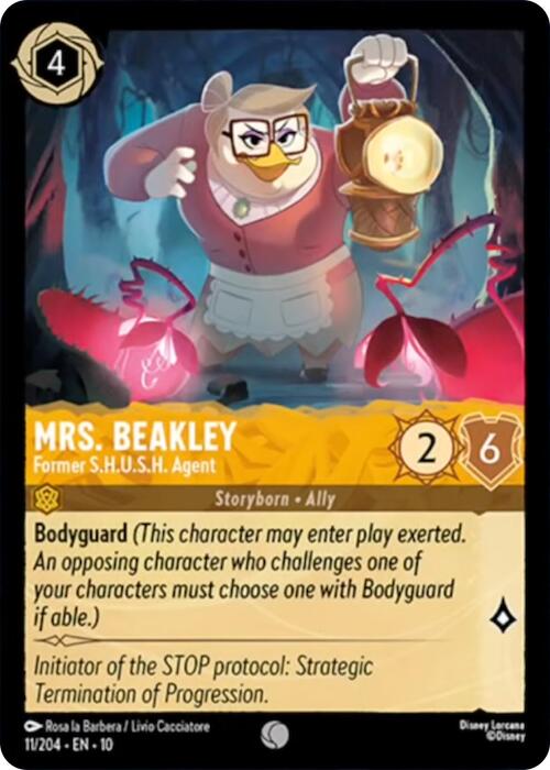 Mrs. Beakley - Former S.H.U.S.H. Agent (11/204) [Whispers in the Well] | Cards and Coasters CA