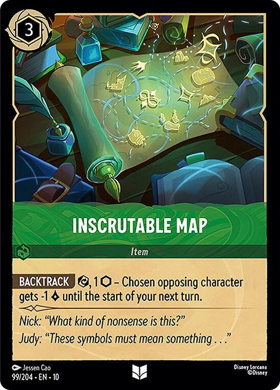 Inscrutable Map (99/204) [Whispers in the Well] | Cards and Coasters CA