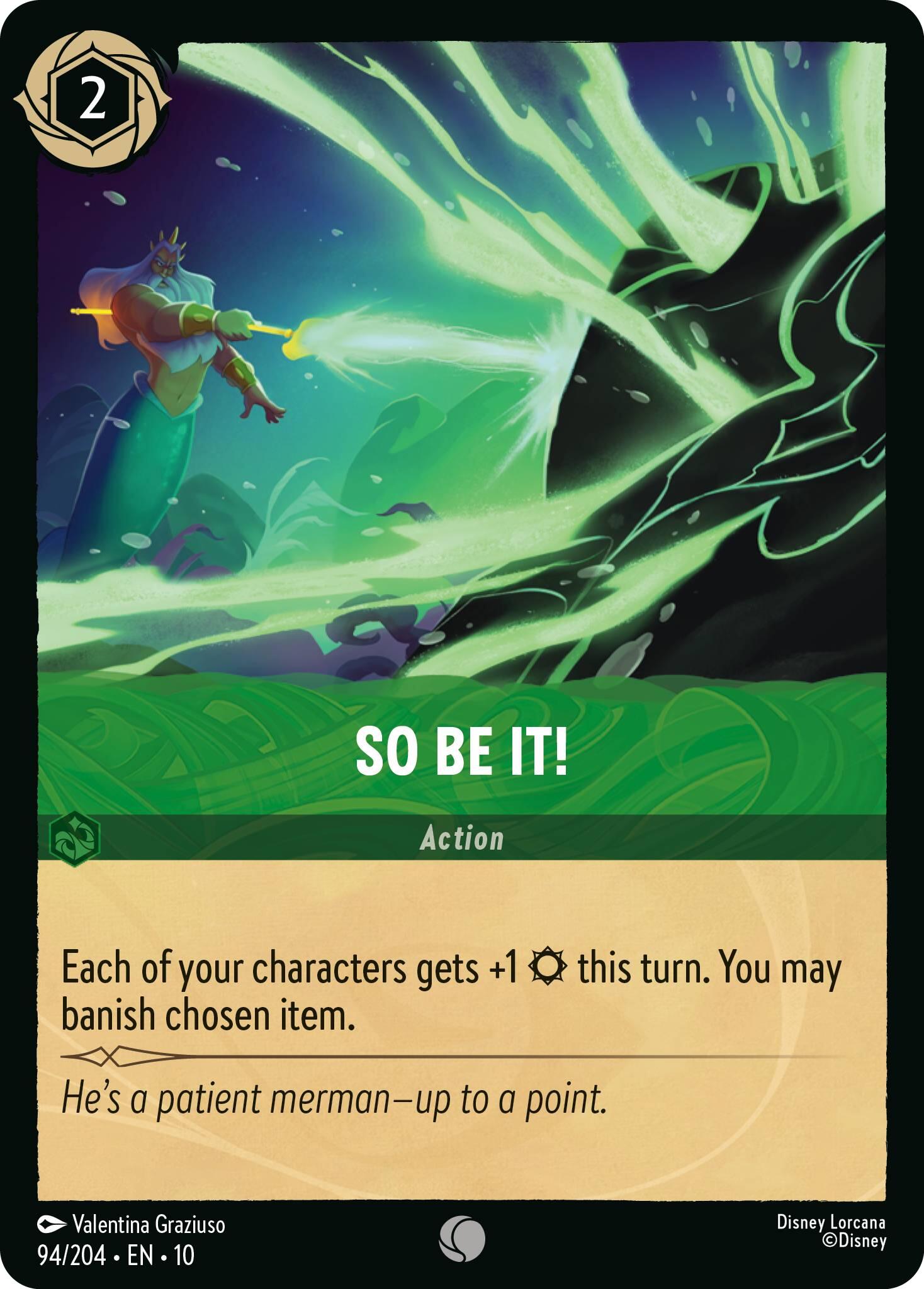 So Be It! (94/204) [Whispers in the Well] | Cards and Coasters CA