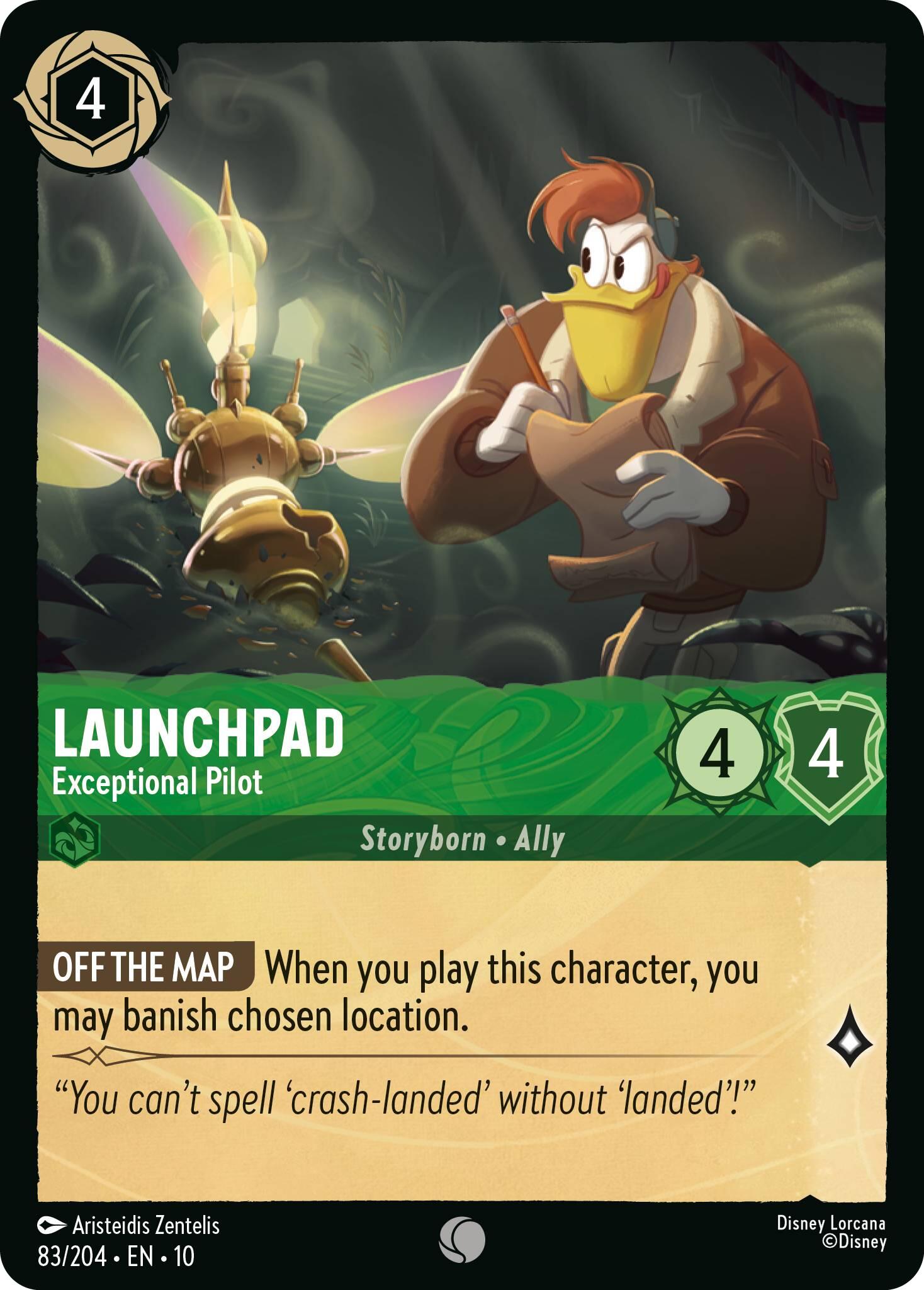 Launchpad - Exceptional Pilot (83/204) [Whispers in the Well] | Cards and Coasters CA
