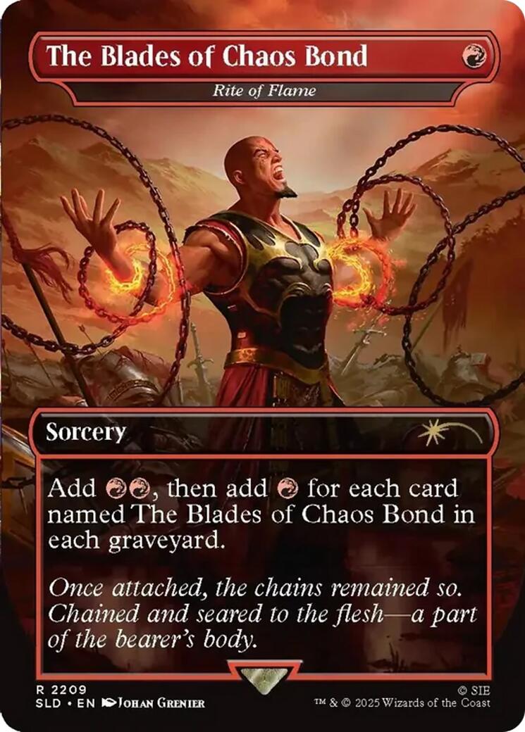 The Blades of Chaos Bond - Rite of Flame [Secret Lair Drop Series] | Cards and Coasters CA
